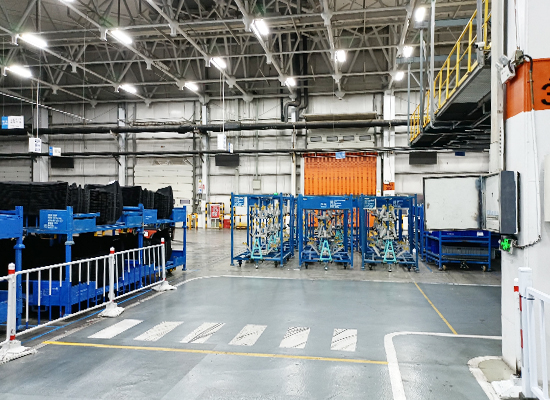 一汽大眾佛山工廠(chǎng)高空照明