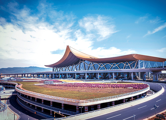 昆明長(cháng)水機場(chǎng)衛星廳