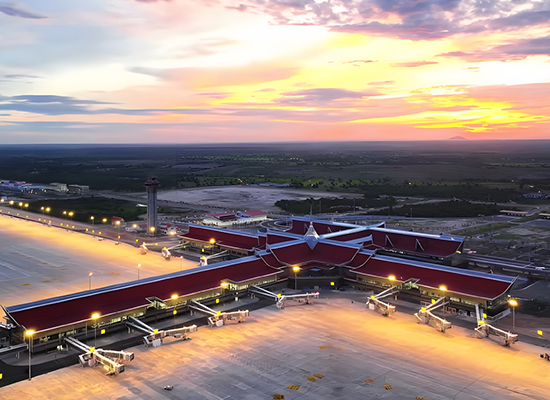 柬埔寨暹粒吳哥國際機場(chǎng)停機坪照明項目