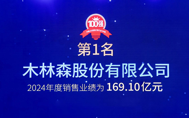 七連冠！木林森再度問(wèn)鼎“百強榜”！